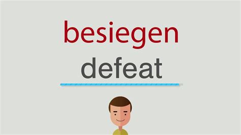 besiegen englisch